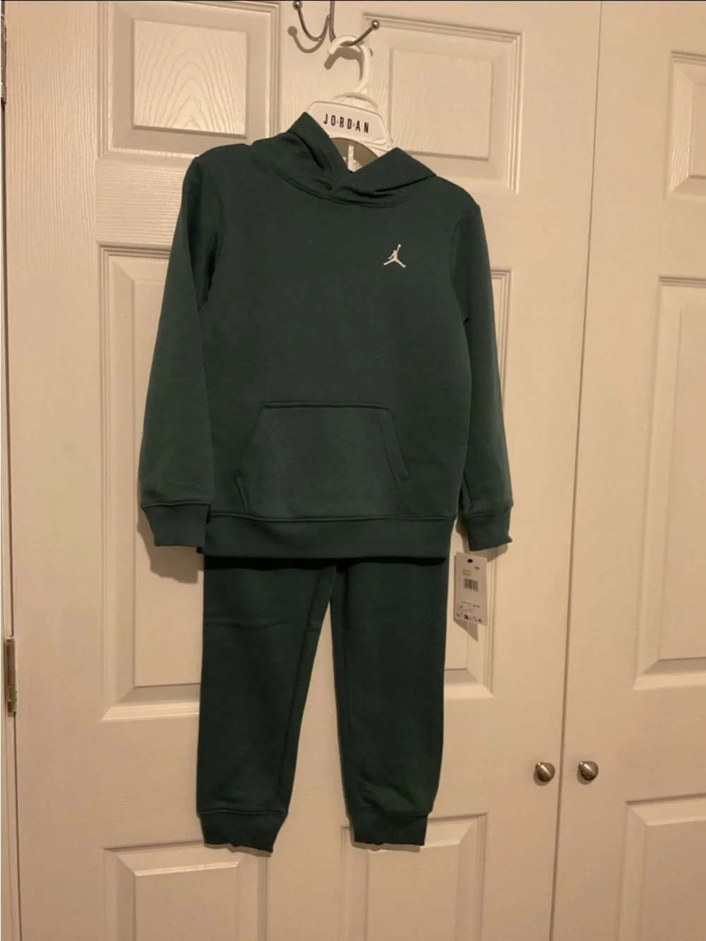 Jordan Kids Dark Green Hoodie & Jogger Set